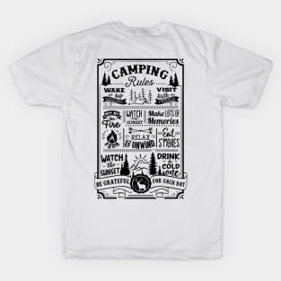 Camping rules T-Shirt